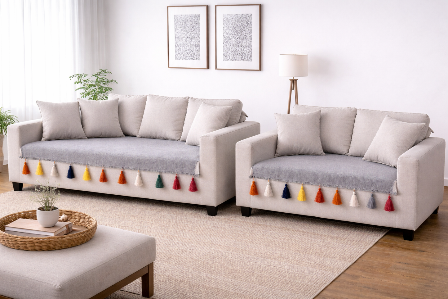 Grey Sofa Cover (per piece)