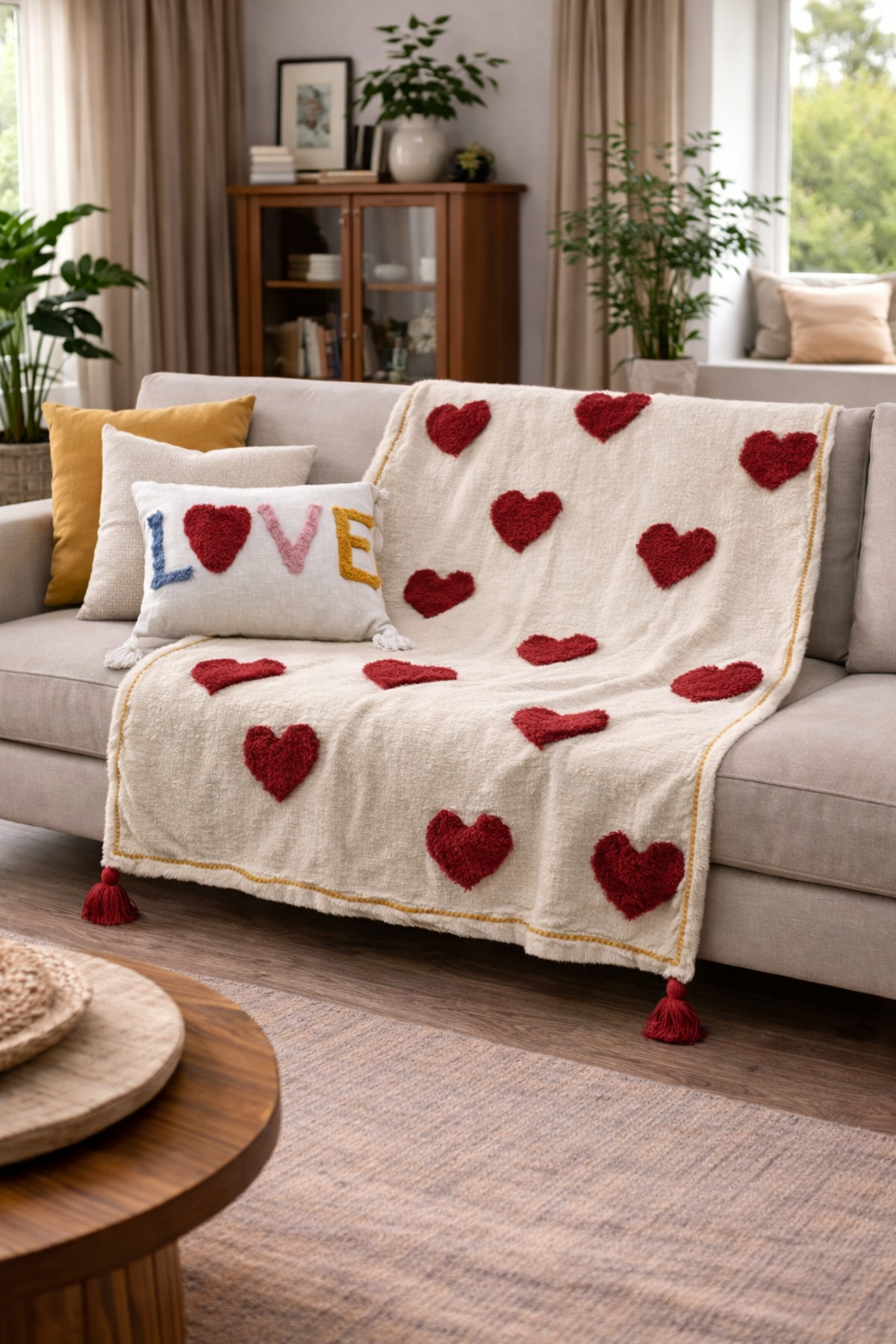Whispered Love Throw (per piece)
