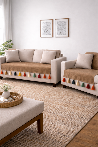 Mud Brown Sofa Cover (per piece)