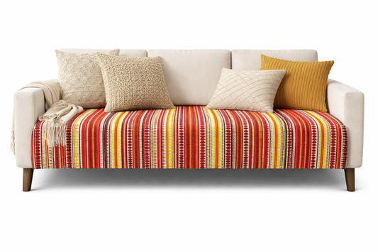 Neon Kesari Sofa Cover