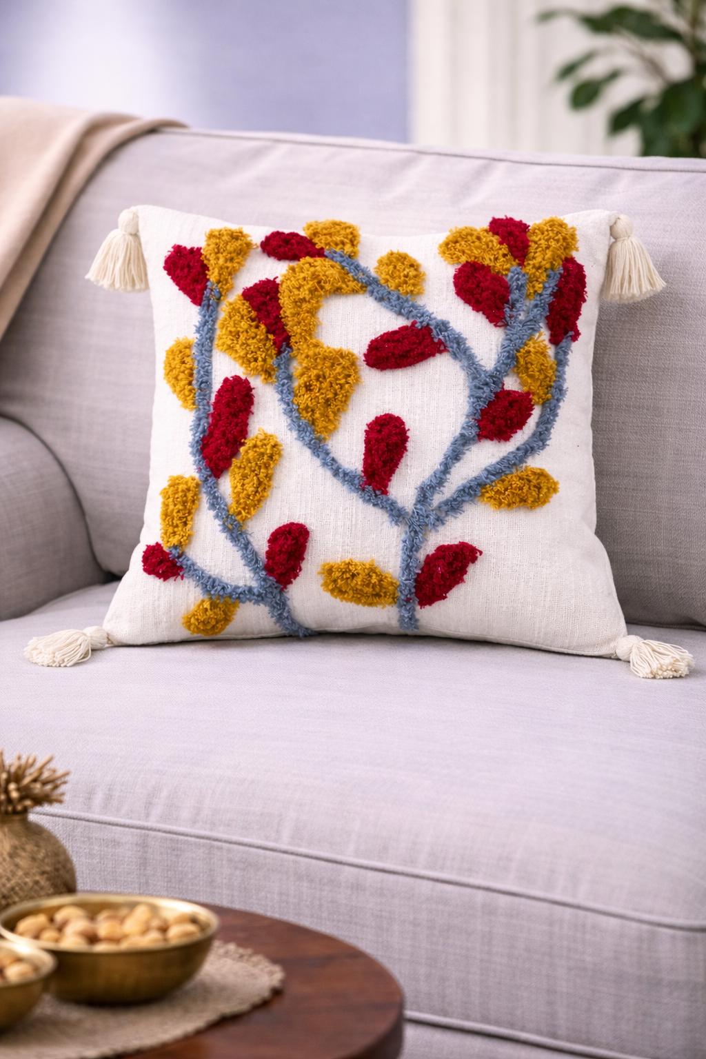Velvet Petals Cushion Cover (per piece)