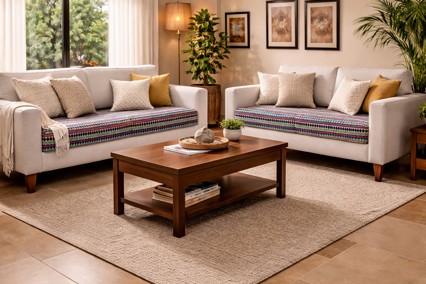 Royal Plum Sofa Cover