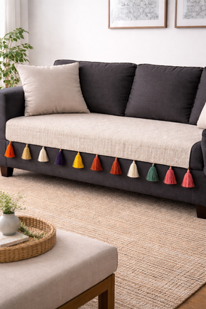 White Sofa Cover (per piece)