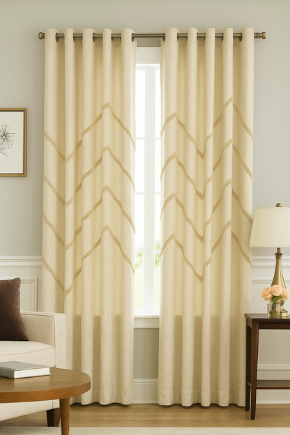 Wave Tuft Curtain (per piece)